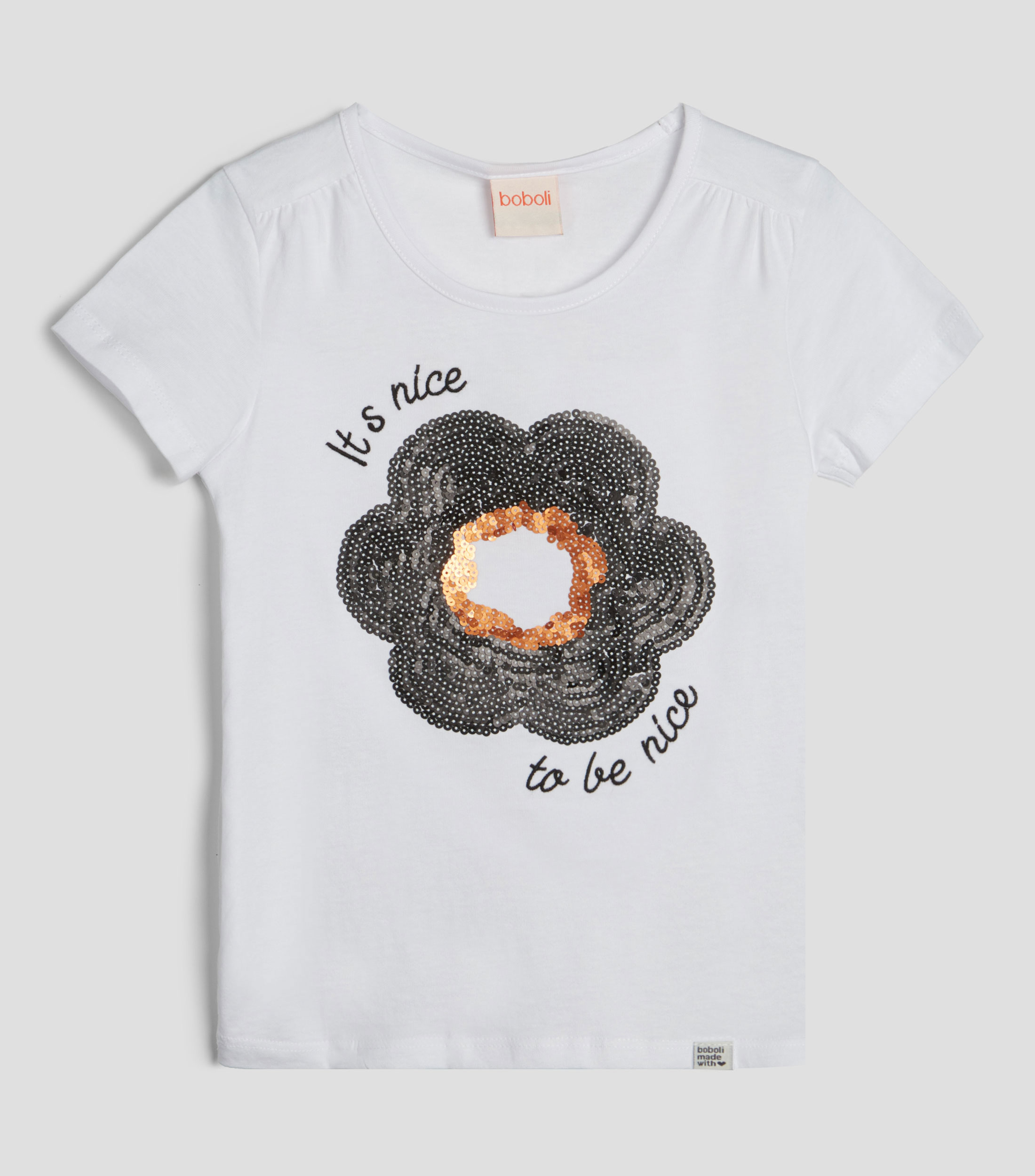 Playera con lentejuelas Nina